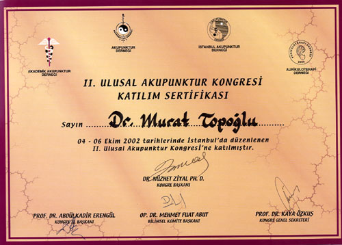 Dr. Murat Topoglu - Diploma 14