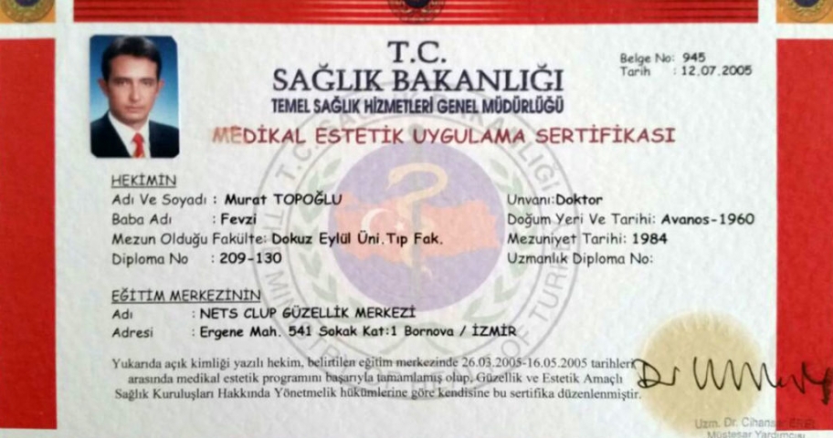 Dr. Murat Topoglu - Diploma 21